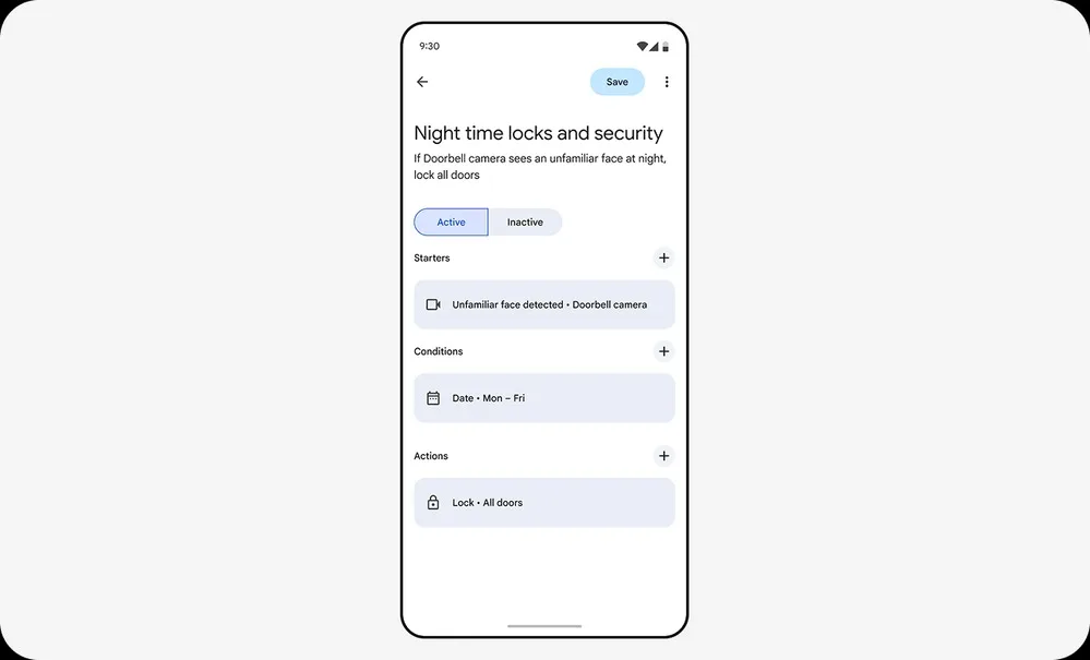 Google Home : un nouvel éditeur d’automatisations avec routines uniques 49 Google Home : un nouvel éditeur d’automatisations avec routines uniques