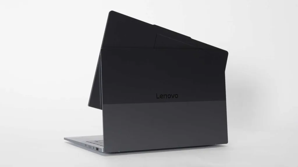 Lenovo ThinkBook VertiFlex Concept : un laptop qui pivote en mode portrait 39 lenovo project pivo thinkbook ve 2