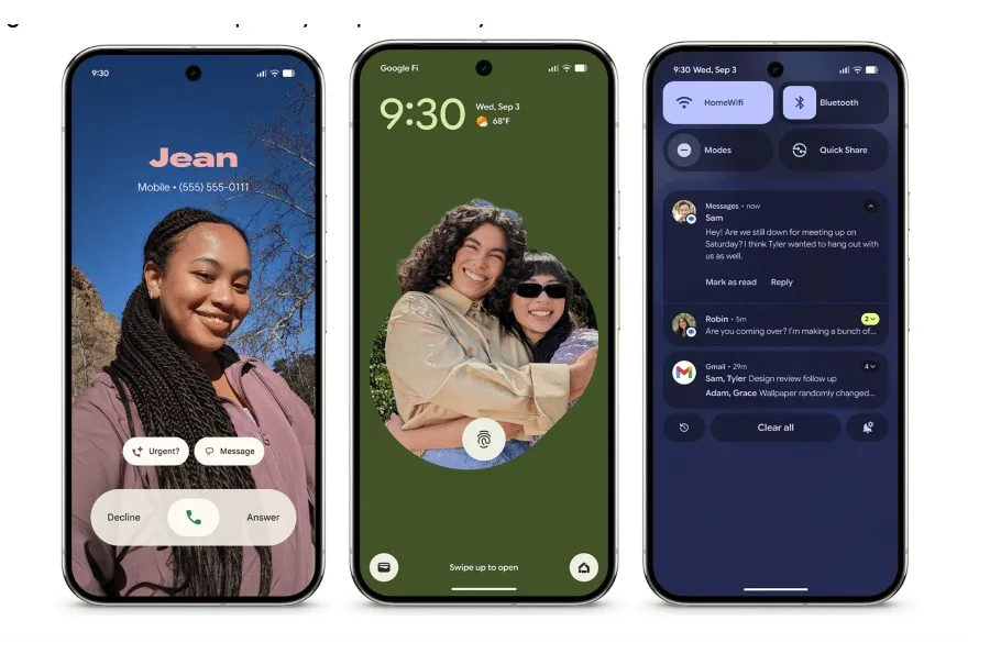 Google Pixel Drop : Material 3 Expressive UI arrive sur tous les Pixel 6 et plus récents