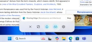 Windows 11 adds a 'Share with Copilot' button in the taskbar 51 share screen copilot taskbar2 300x140 1