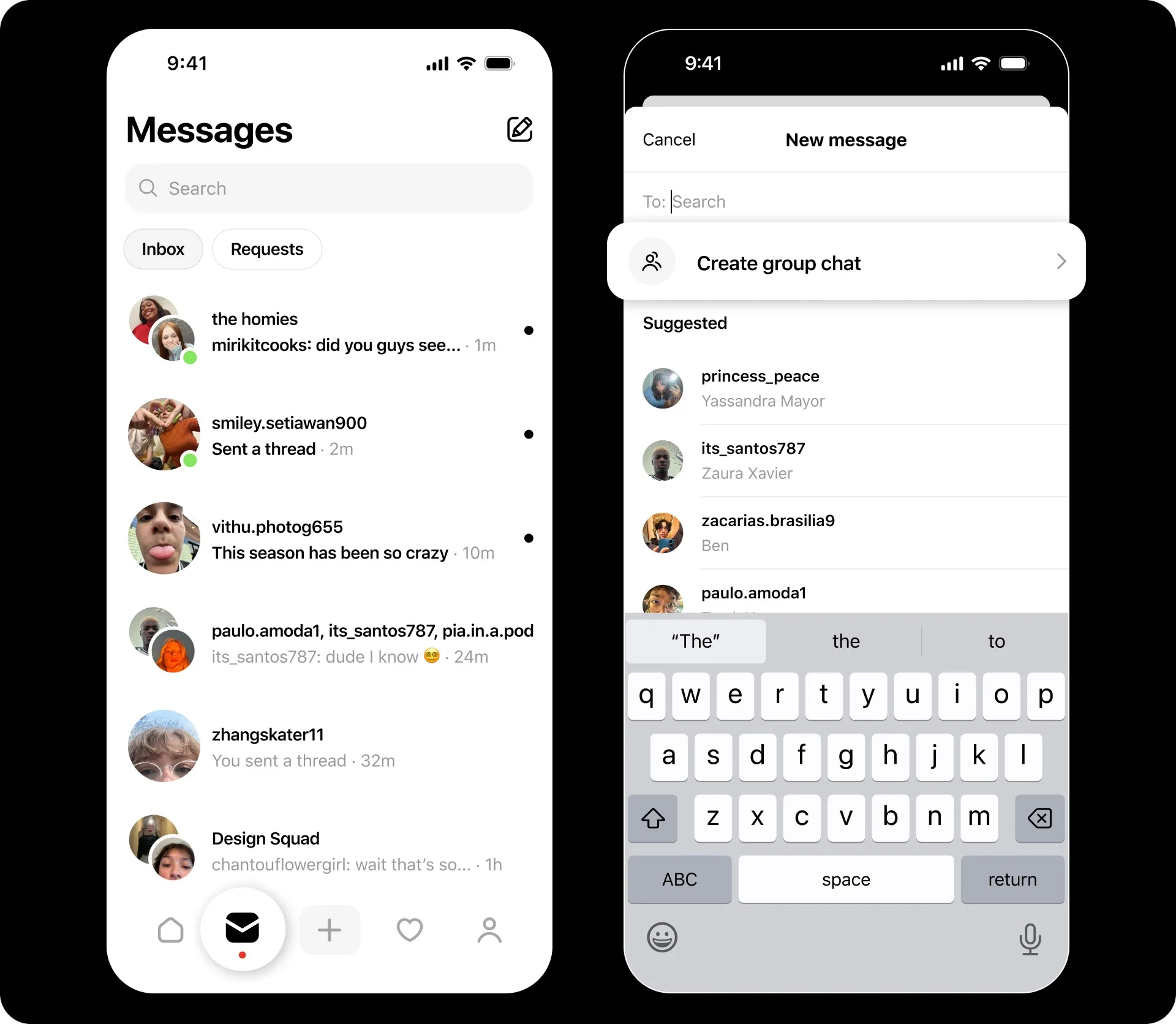 Threads adds group discussions: up to 50 people per conversation 51 01 Message Group Carousel 1