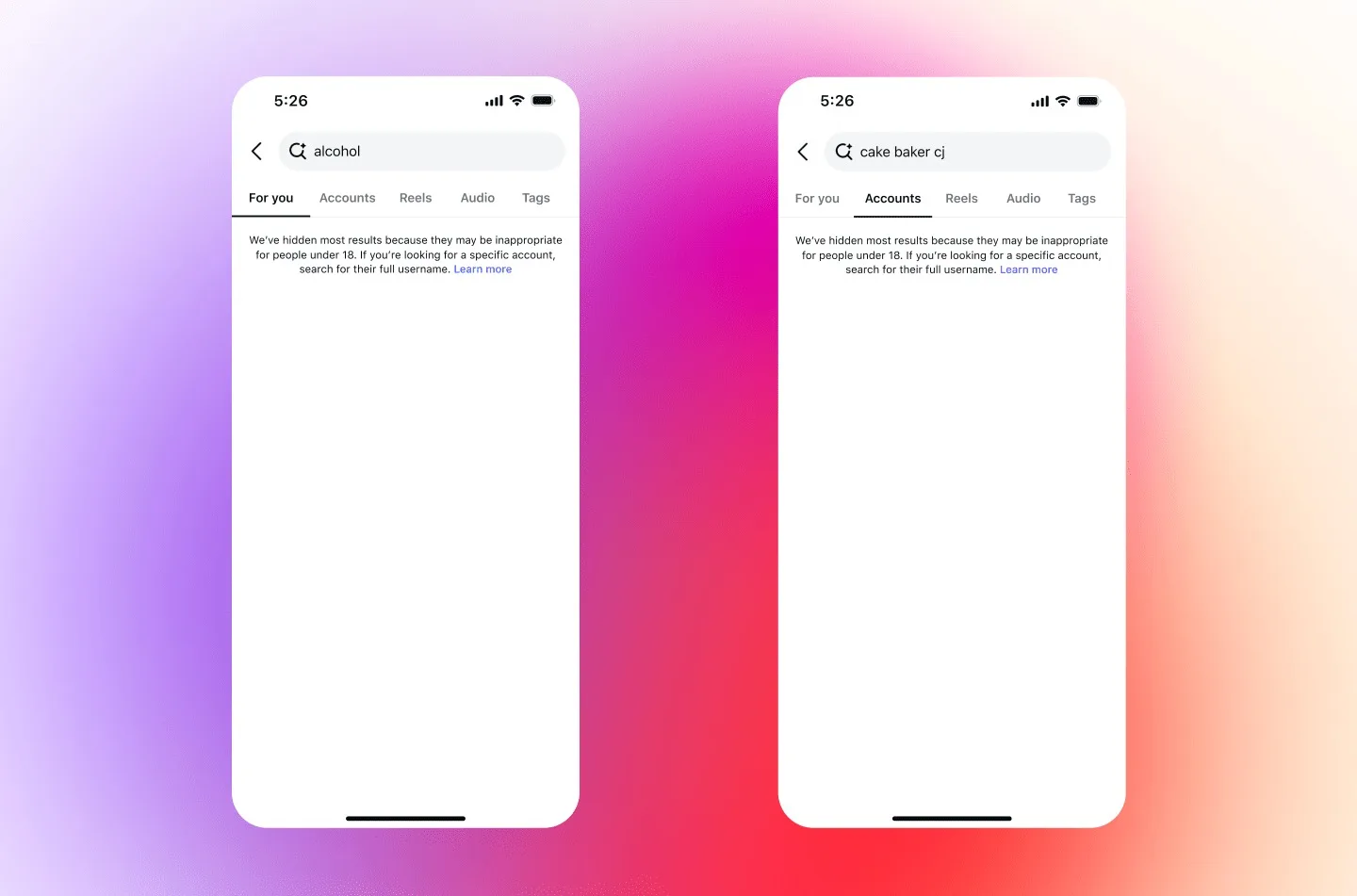 5. Teen search results for inapp