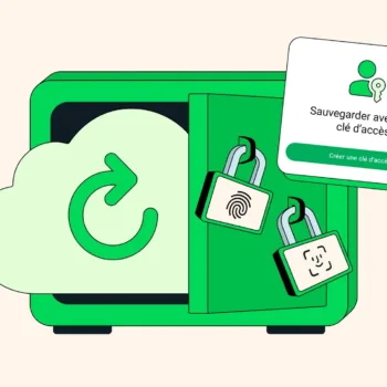 WhatsApp sécurise vos sauvegardes avec Face ID et les passkeys