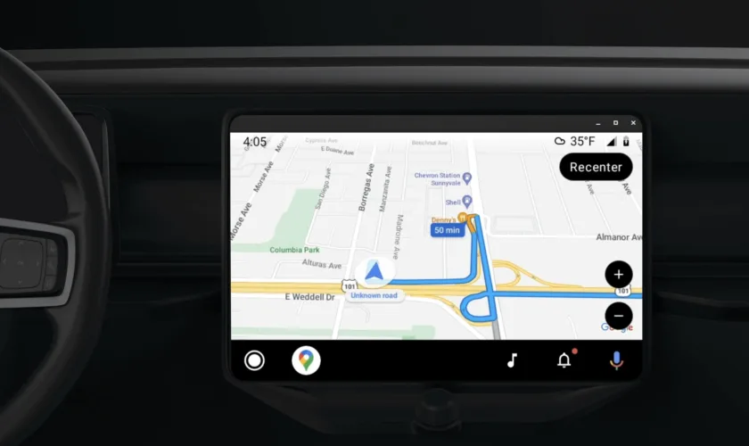 Google Maps sur Android Auto : un nouveau bouton « Signaler » plus visible (et bien plus utile) 67 Google Maps sur Android Auto : un nouveau bouton « Signaler » plus visible (et bien plus utile)