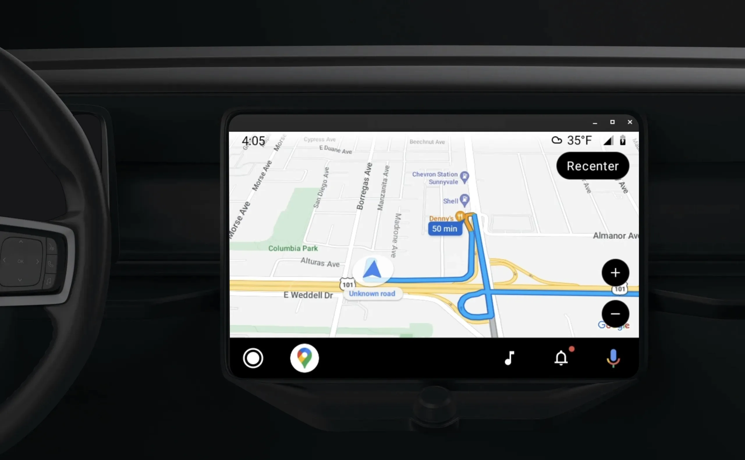 Google Maps sur Android Auto : un nouveau bouton « Signaler » plus visible (et bien plus utile) 49 Google Maps sur Android Auto : un nouveau bouton « Signaler » plus visible (et bien plus utile)