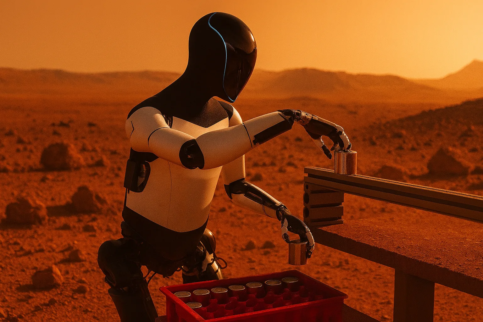 Elon Musk veut envoyer les robots Tesla Optimus sur Mars dès 2026 50 ChatGPT Image 6 oct. 2025 09 33 07