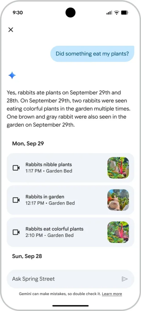 Google Home 4.0 : une refonte totale de l’app, plus rapide et boostée à Gemini 61 Copy of Ask Home 04 search video history