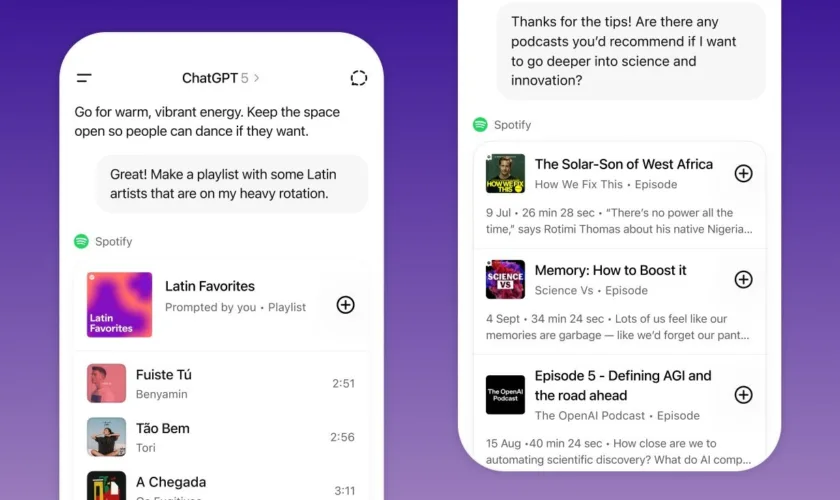 Spotify s’intègre à ChatGPT : créez vos playlists personnalisées grâce à l’intelligence artificielle 61 Spotify s’intègre à ChatGPT : créez vos playlists personnalisées grâce à l’intelligence artificielle