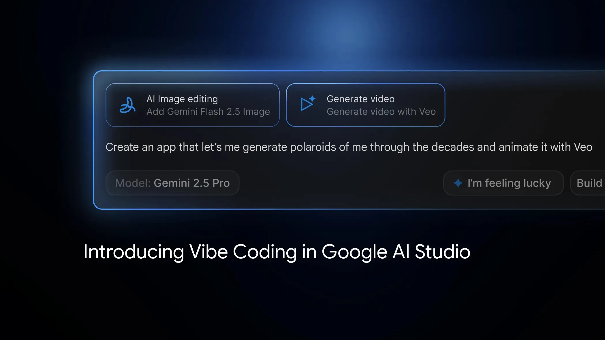 Google simplifie la création d’applications IA avec le nouveau mode « Vibe Coding » dans AI Studio