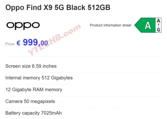 Oppo Find X9 Price Exclusive