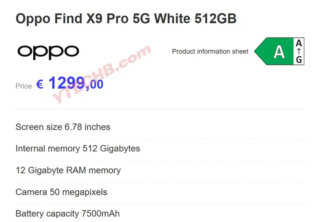 OPPO Find X9 Pro : 1 299 € et autonomie record, le nouveau flagship est prêt ? 58 Oppo Find X9 Pro Exclusive