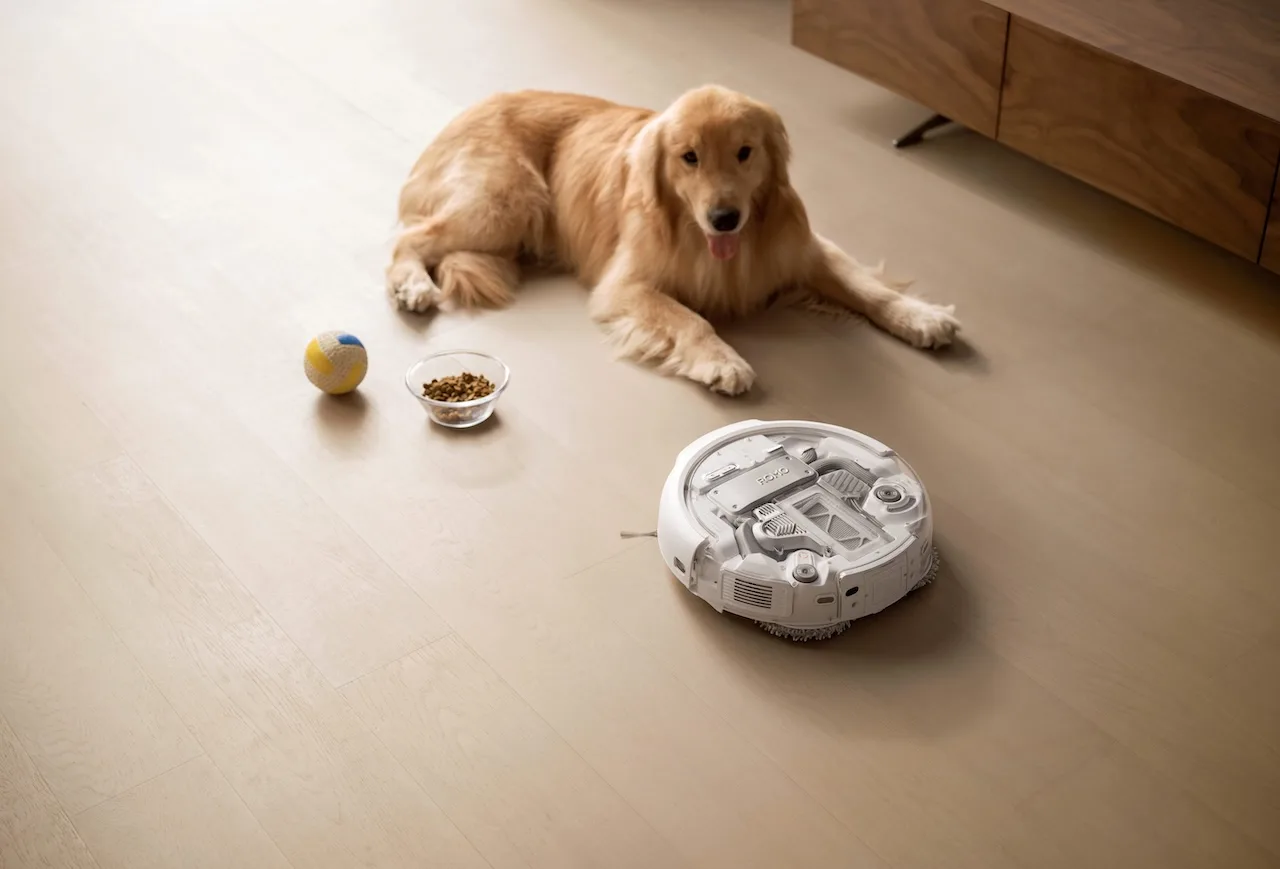 DJI ROMO : le savoir-faire drone au service du nettoyage domestique 51 ROMO A Pet Area Cleaning