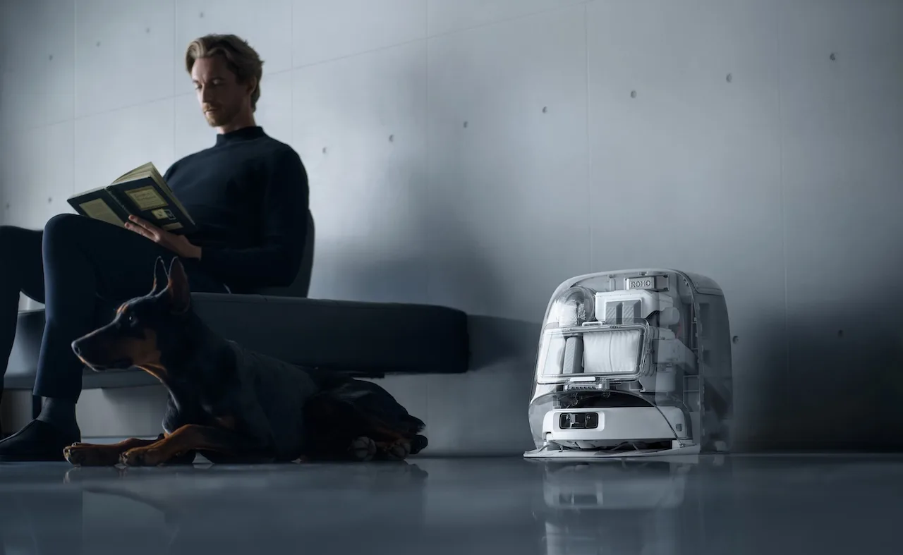 DJI ROMO : le savoir-faire drone au service du nettoyage domestique 53 ROMO P Noise‑Reduced Dust Collection 02