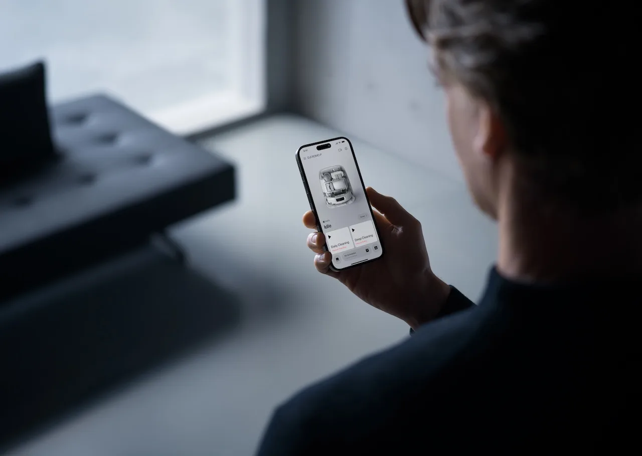 DJI ROMO : le savoir-faire drone au service du nettoyage domestique 56 ROMO P ROMO HOME APP