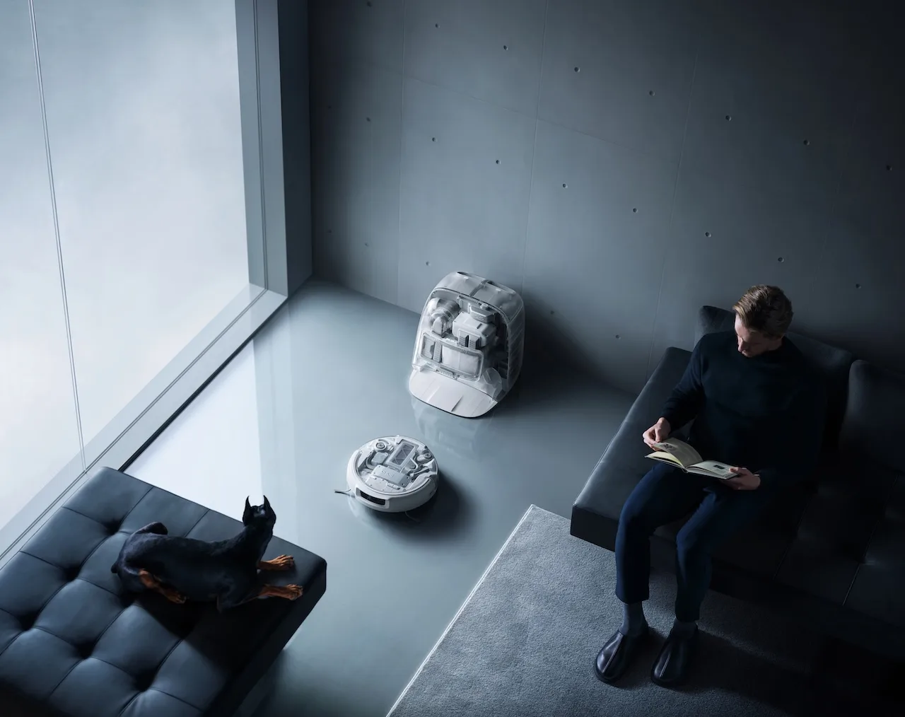 DJI ROMO : le savoir-faire drone au service du nettoyage domestique 50 ROMO Ultra KV01 blurred Home Interior