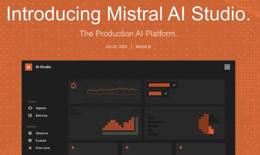 Mistral AI Studio : la nouvelle plateforme pour créer et déployer des agents IA sans coder