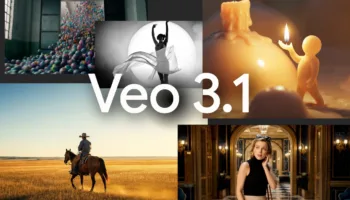 Google lance Veo 3.1 : son amélioré, édition avancée et vidéos plus réalistes