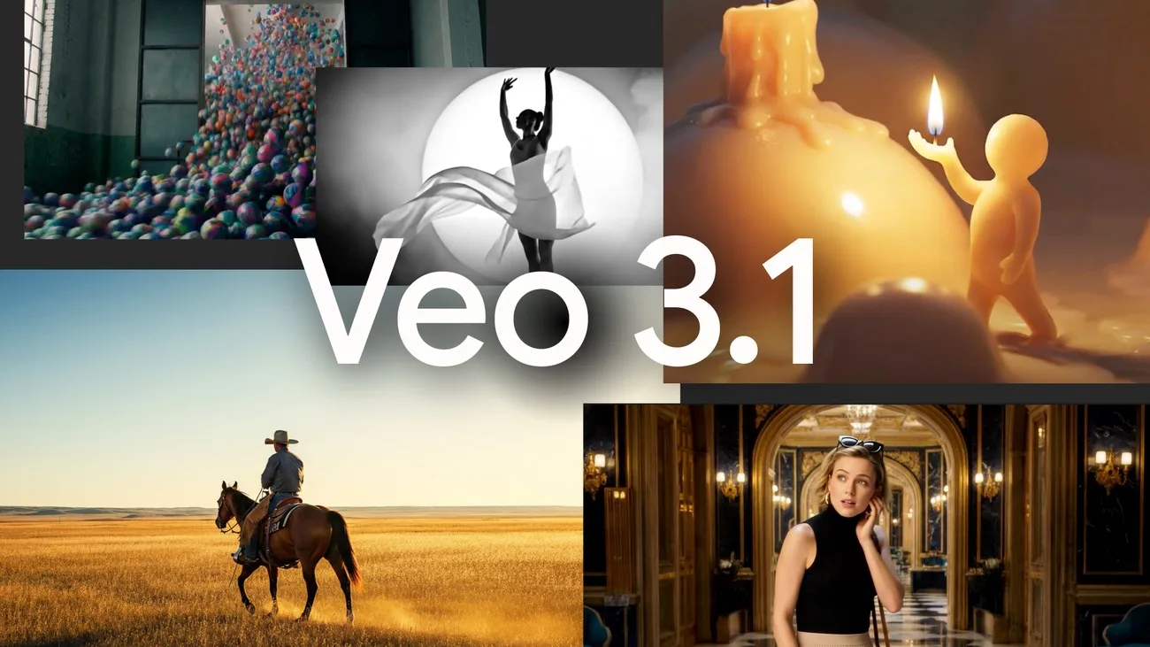 Google lance Veo 3.1 : son amélioré, édition avancée et vidéos plus réalistes