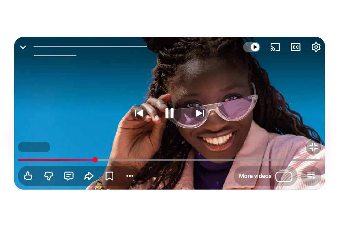 YouTube relooke son lecteur vidéo : une interface plus fluide, plus immersive et moins encombrante