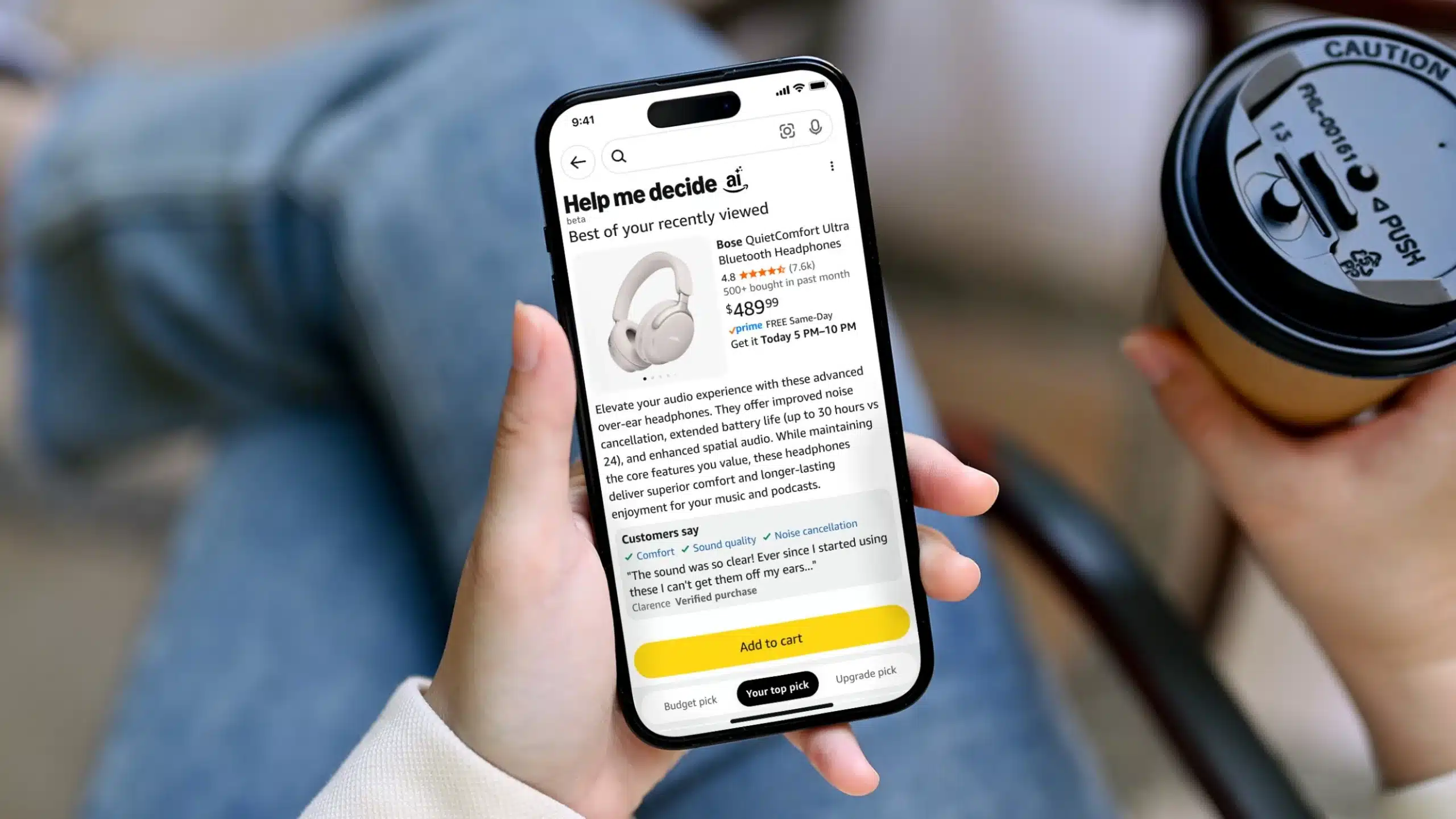 Amazon lance « Aide-moi à choisir » : l’IA qui choisit le bon produit à votre place 49 Amazon lance « Aide-moi à choisir » : l’IA qui choisit le bon produit à votre place