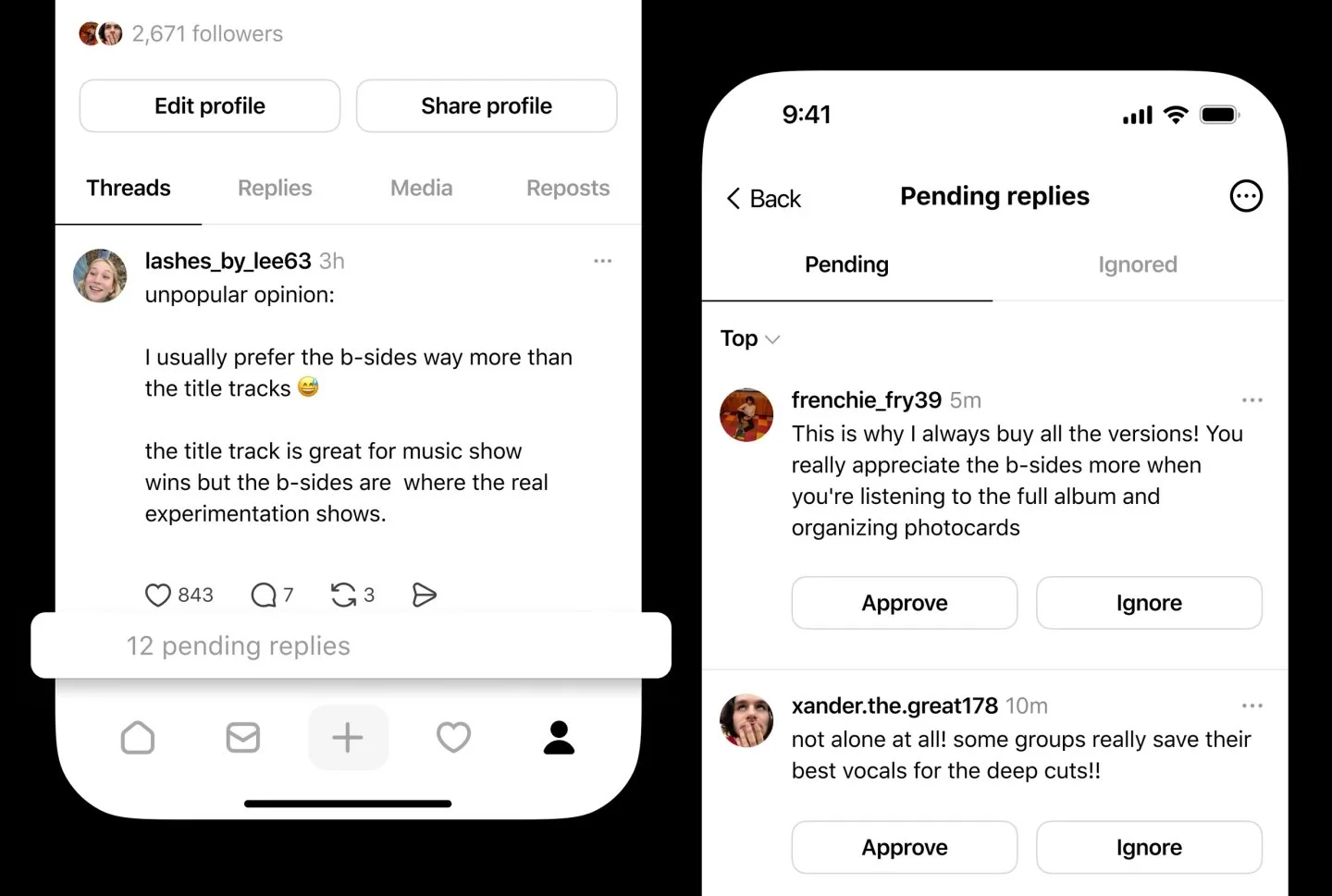 Threads lance l'approbation des réponses : vous contrôlez les commentaires avant publication 49 Threads lance l'approbation des réponses : vous contrôlez les commentaires avant publication