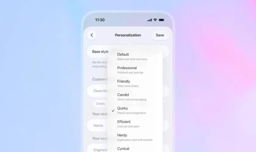 OpenAI lance GPT-5.1 : une IA plus rapide et plus chaleureuse pour tous les utilisateurs