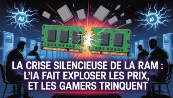 La crise silencieuse de la RAM : l’IA fait exploser les prix, et les gamers trinquent