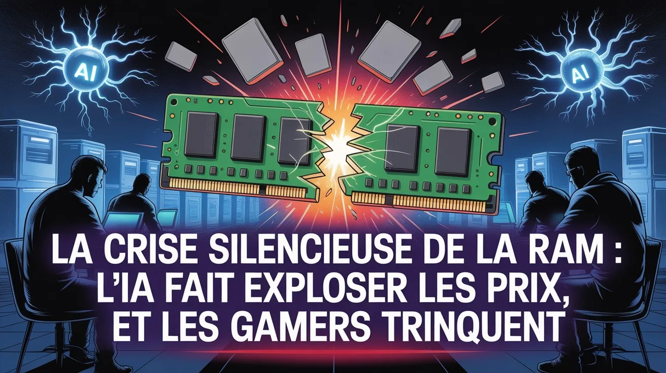 La crise silencieuse de la RAM : l’IA fait exploser les prix, et les gamers trinquent 49 La crise silencieuse de la RAM : l’IA fait exploser les prix, et les gamers trinquent