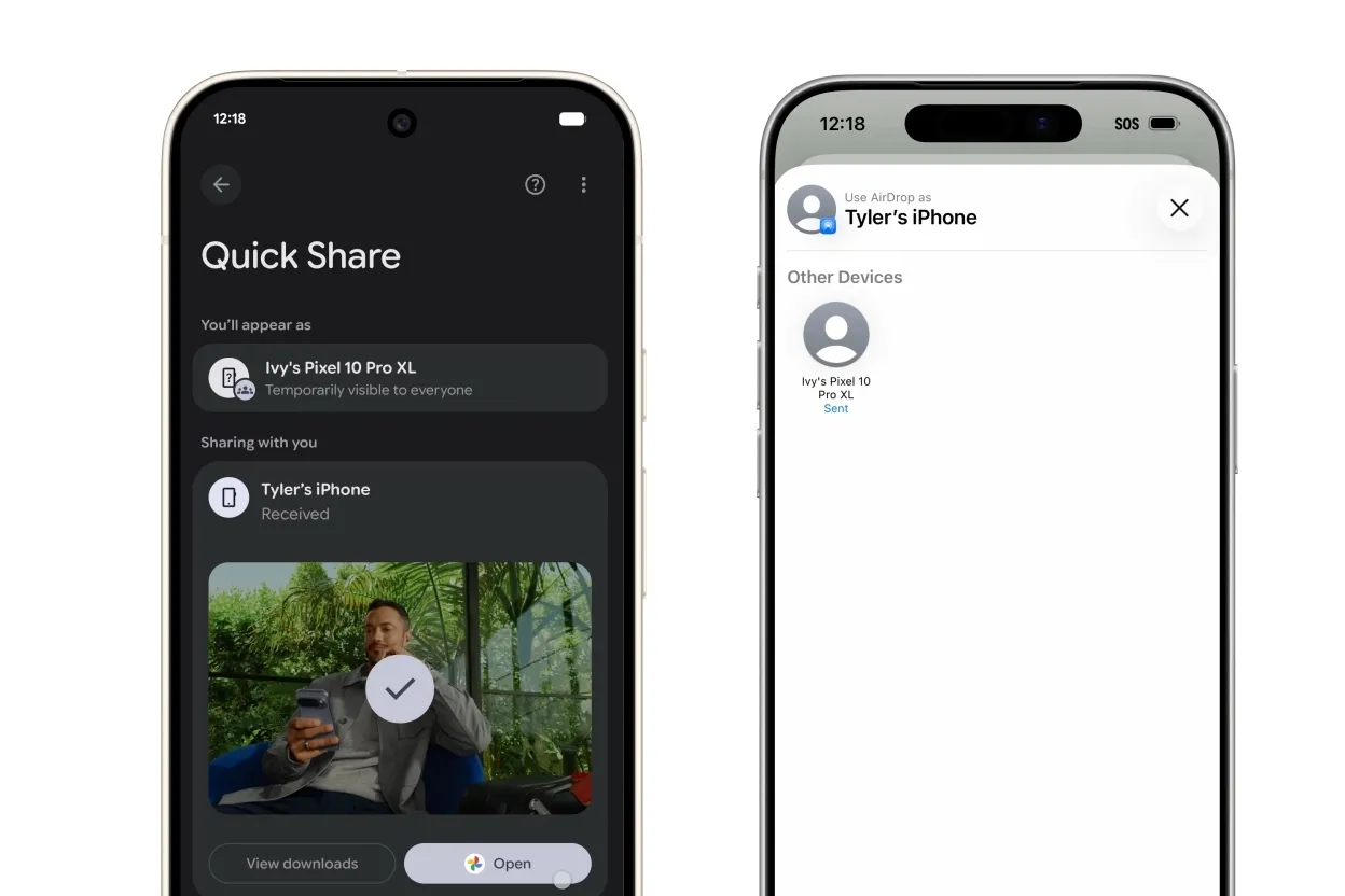 Quick Share x AirDrop : Google et Apple brisent enfin la barrière du partage entre Android et iPhone
