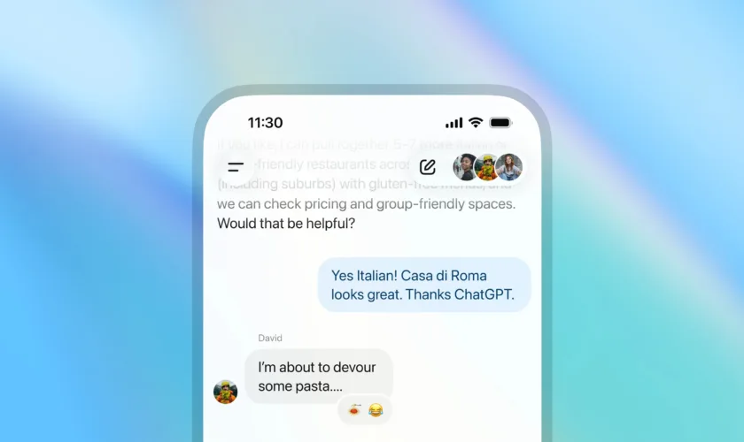 ChatGPT devient social : OpenAI teste les groupes de discussion pour chats collaboratifs