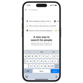 LinkedIn lance la recherche de personnes par description IA