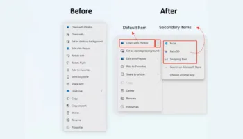Microsoft va simplifier le menu contextuel de Windows 11
