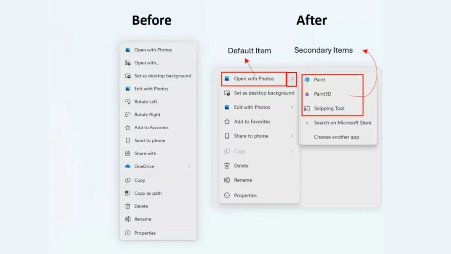 Microsoft va simplifier le menu contextuel de Windows 11 49 Microsoft va simplifier le menu contextuel de Windows 11