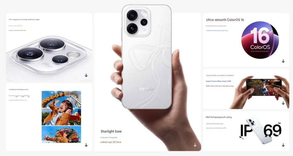 OPPO officialise les Reno 15 et Reno 15 Pro : 200 mégapixels et batterie 6 200 mah 52 OPPO Reno 15 features 1024x547 1