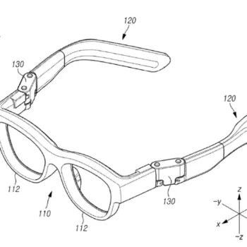 Samsung brevète une charnière à double axe pour ses lunettes de réalité augmentée