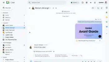 Google Chat ajoute l'aperçu des messages non lus par survol