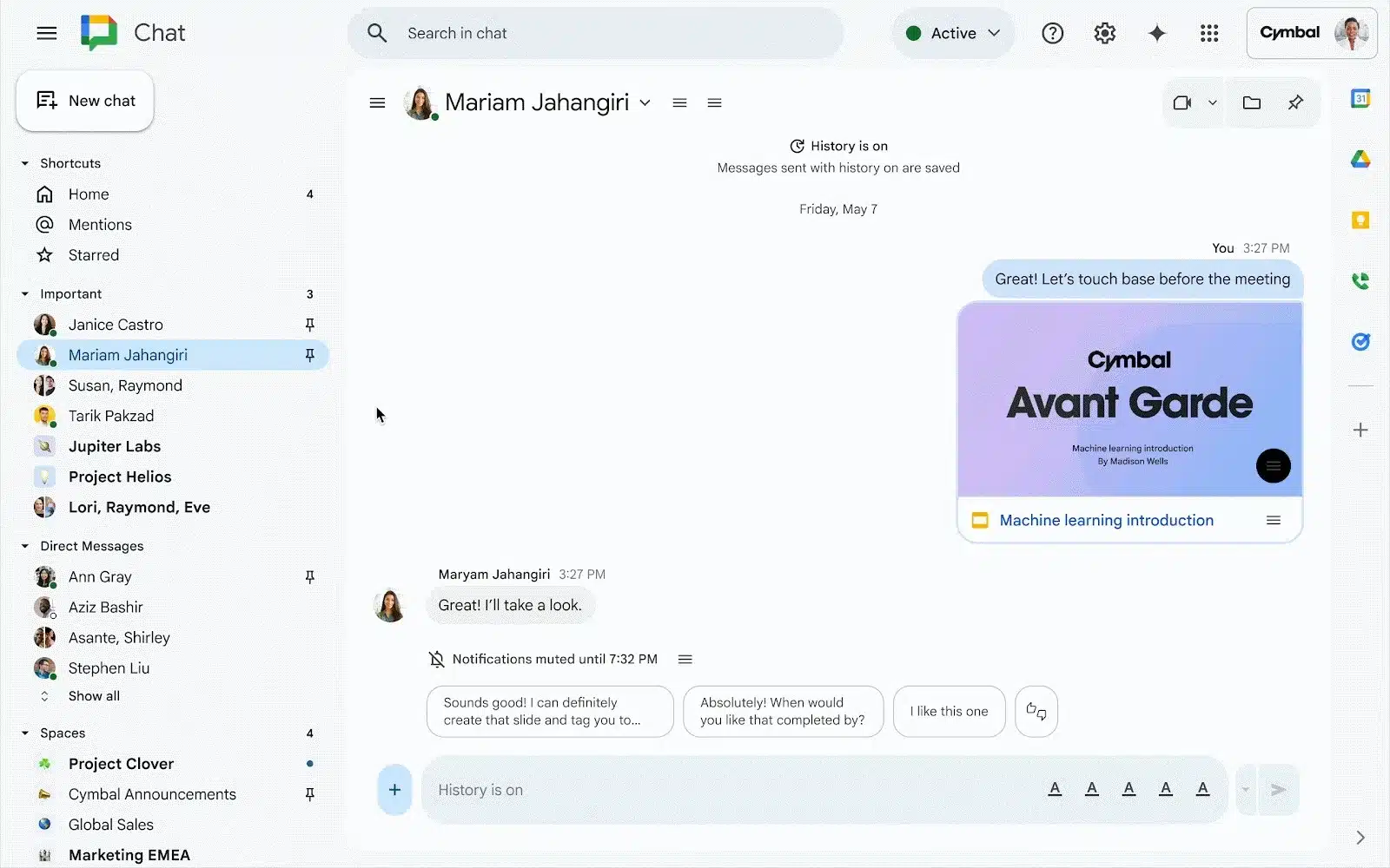 Google Chat ajoute l'aperçu des messages non lus par survol 49 Google Chat ajoute l'aperçu des messages non lus par survol