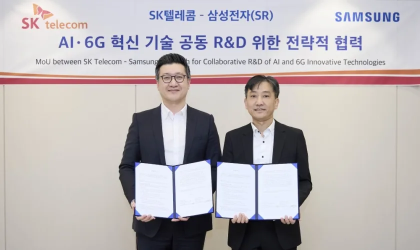 Samsung et SK Telecom s'allient pour développer la 6G pilotée par IA 61 Samsung et SK Telecom s'allient pour développer la 6G pilotée par IA