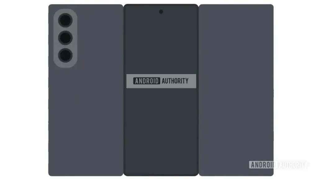 Galaxy Z TriFold : les spécifications fuient, il aura un écran de 10 pouces et un prix de 3 000 dollars 48 Samsung Galaxy G Fold render lea