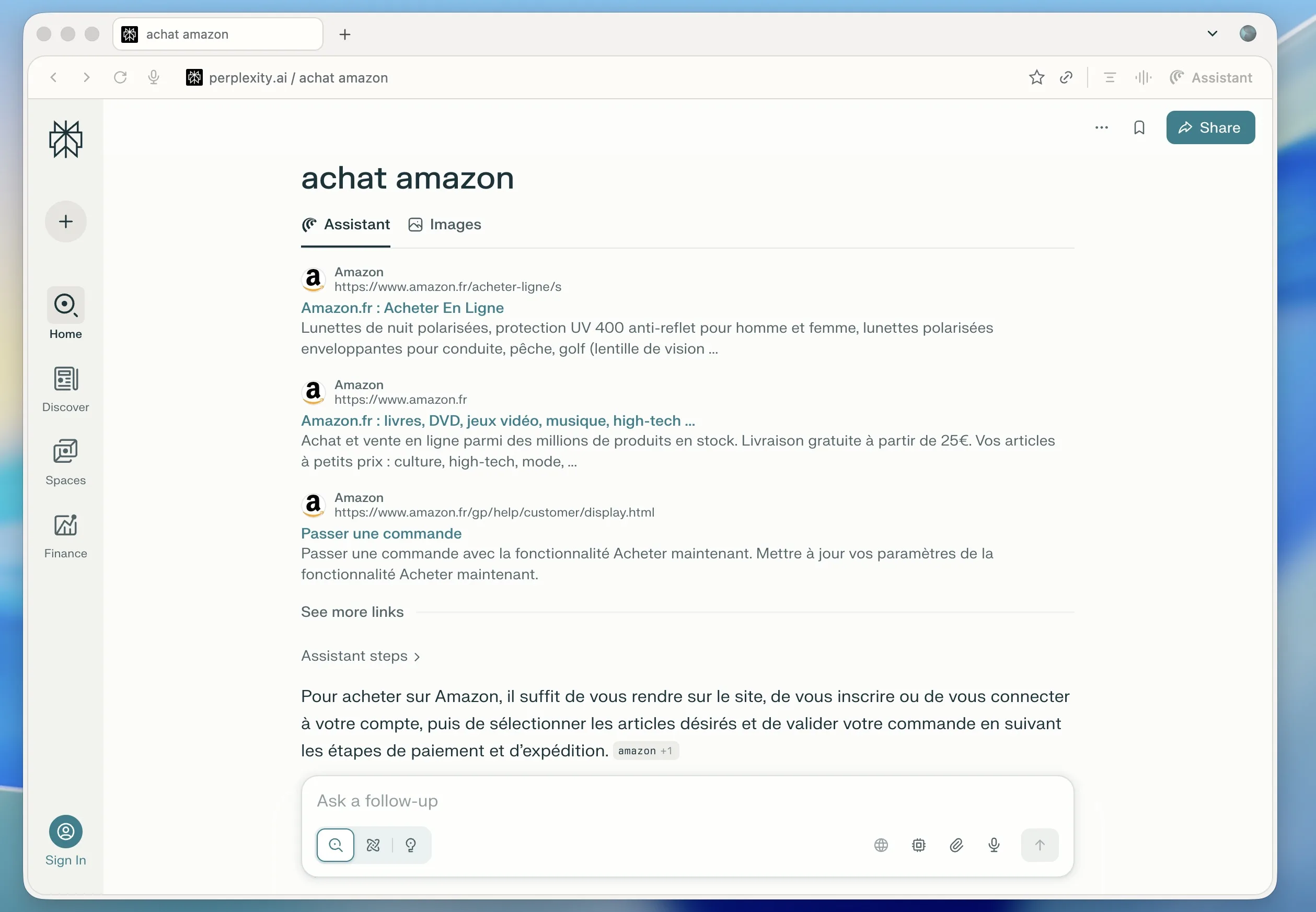 Amazon sends a formal notice to Perplexity for its AI ‘buyer’ Comet 50 Screen 2025 11 05 at 09.11.48