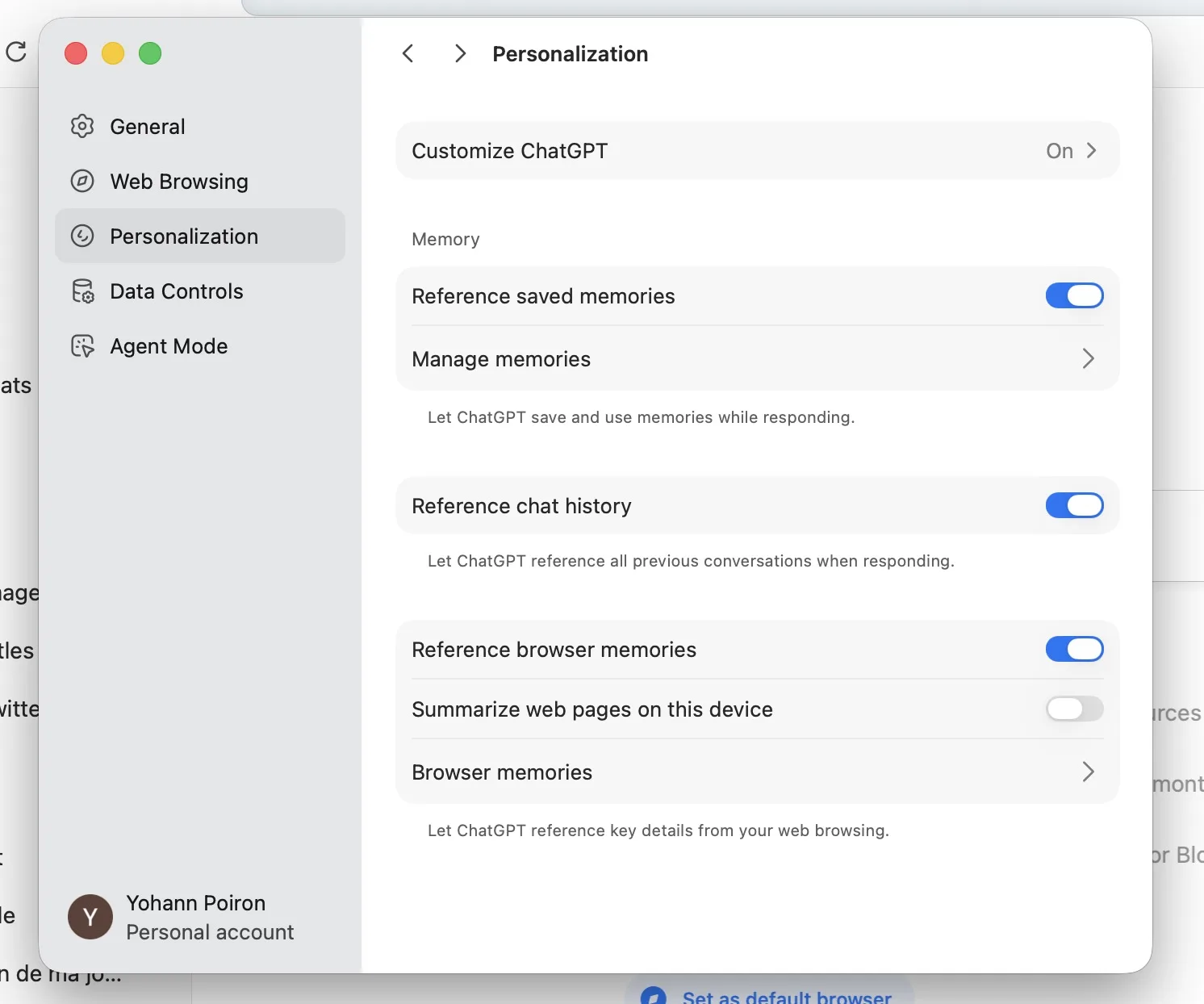ChatGPT Atlas: A Step Towards the Future of the Web or a Privacy Nightmare? 52 Screen 2025 11 05 at 19.07.47