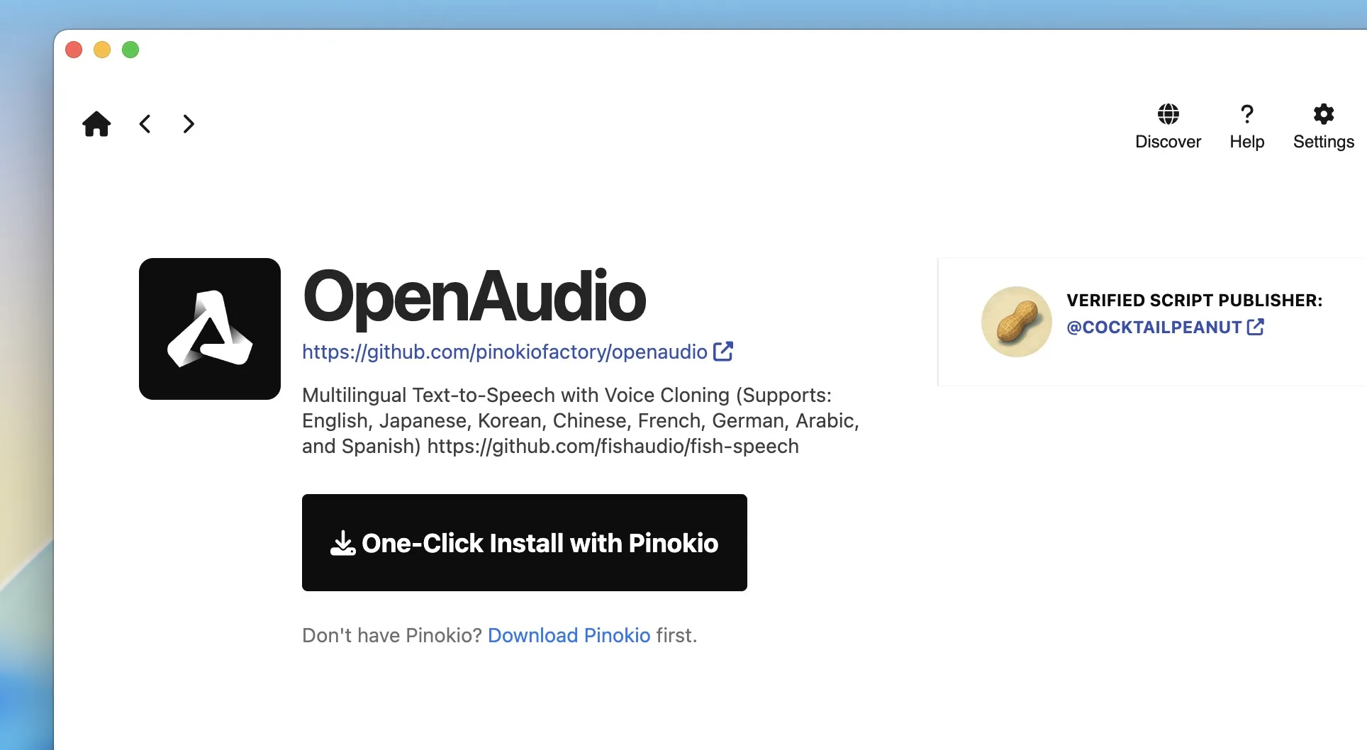 Pinokio: The App That Transforms AI Self-Hosting in One Click Screen 2025 11 14 at 11.28.10