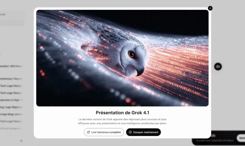 Grok 4.1 est lancé : l'IA de Musk devient plus empathique et spontanée