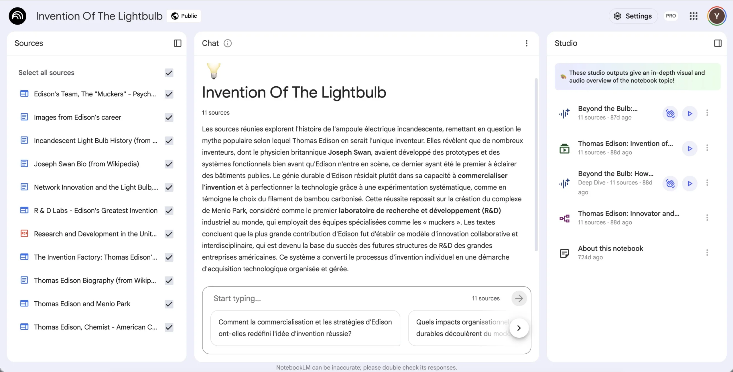 Test de NotebookLM : L'application de Google est-elle le copilot IA rêvé ? 52 Screen 2025 12 01 at 09.52.02 scaled
