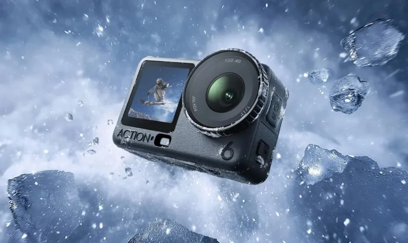 DJI lance la Osmo Action 6 en Chine : la première caméra d'action avec ouverture variable mécanique