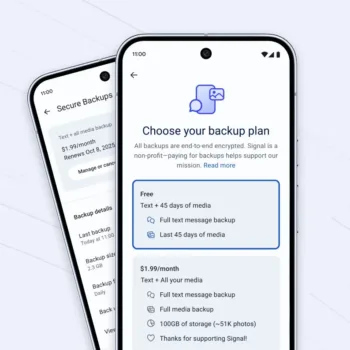 Signal lance les sauvegardes sécurisées sur iOS : stockage gratuit ou premium, tout ce qu’il faut savoir