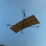 battery less drone powered entirely by a solar panel