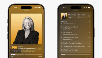 Apple Podcasts ajoute les chapitres automatiques et les liens interactifs
