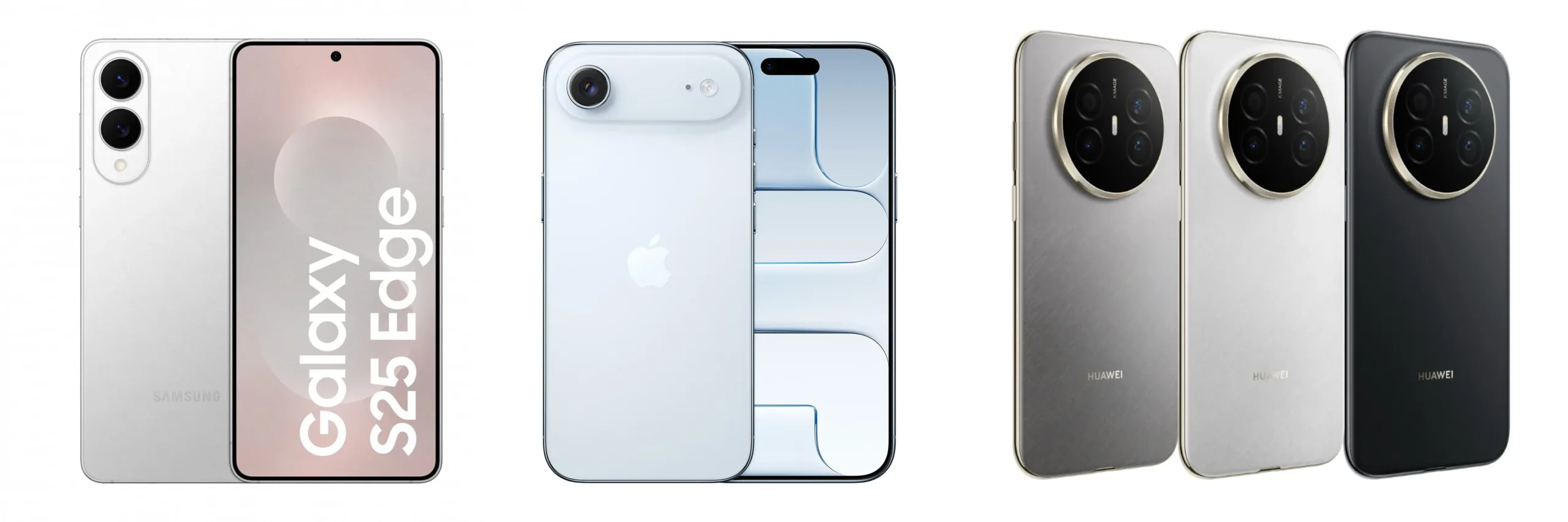 Huawei Mate 70 Air vs iPhone Air vs Galaxy S25 Edge : trois visions très différentes de l'ultrafin 49 Huawei Mate 70 Air vs iPhone Air vs Galaxy S25 Edge : trois visions très différentes de l'ultrafin
