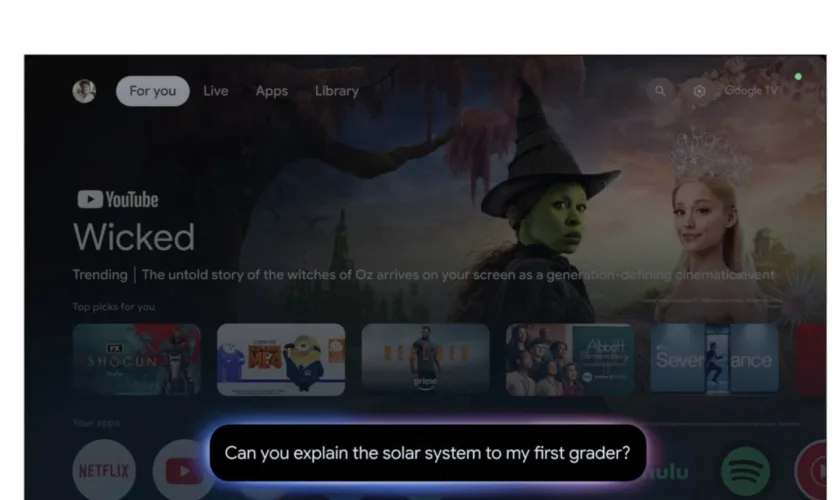 Google Gemini remplace Google Assistant sur le Google TV Streamer
